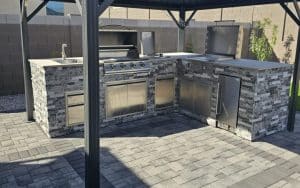 Diy Outdoor Kitchen With Grill