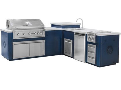 Gas Grill Insert for Outdoor Kitchen