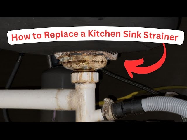 How to Change a Kitchen Sink Basket Strainer