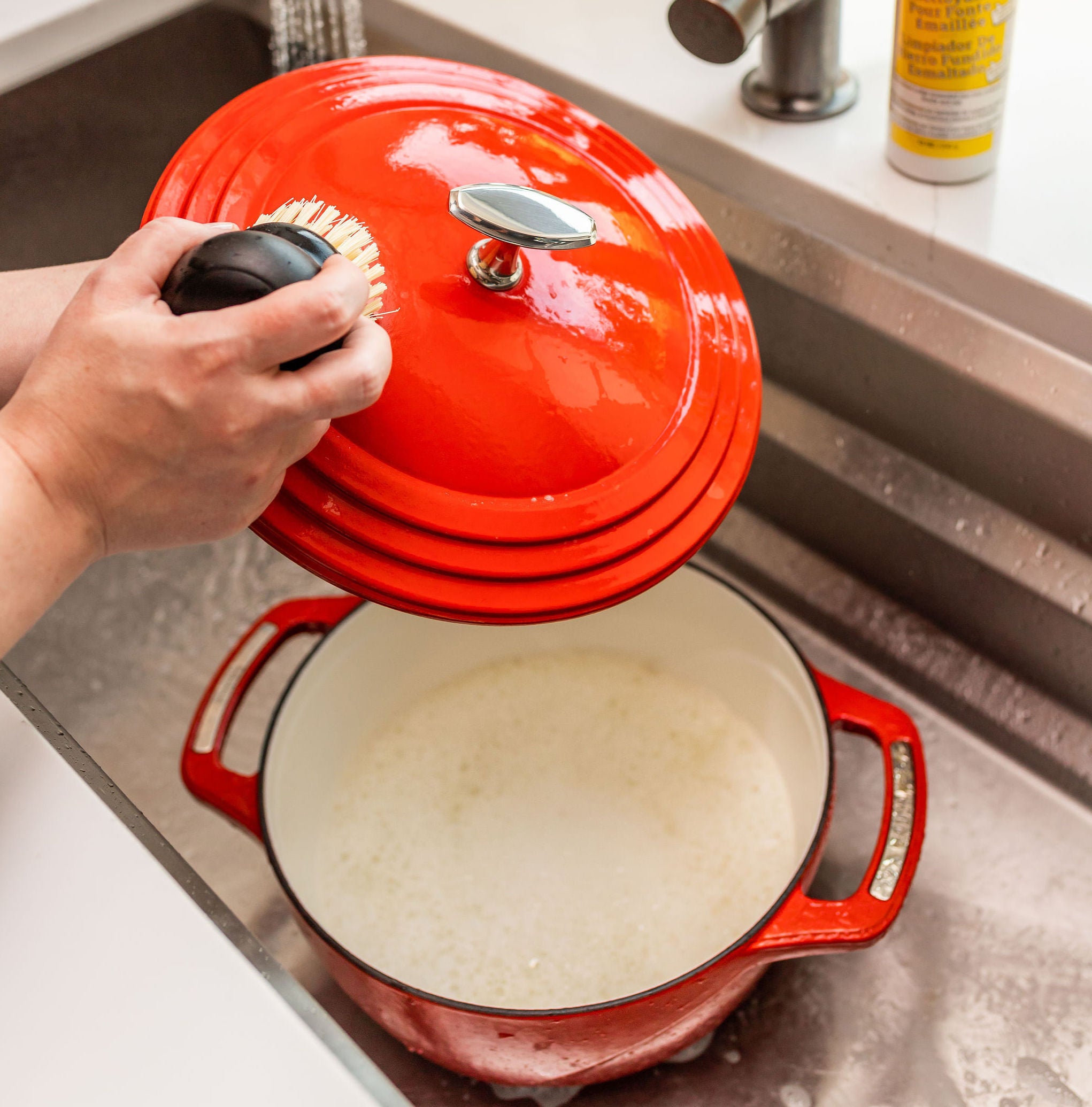 How to Clean Enamel Cast Iron Cookware