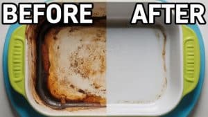How to Clean Glass Baking Pan