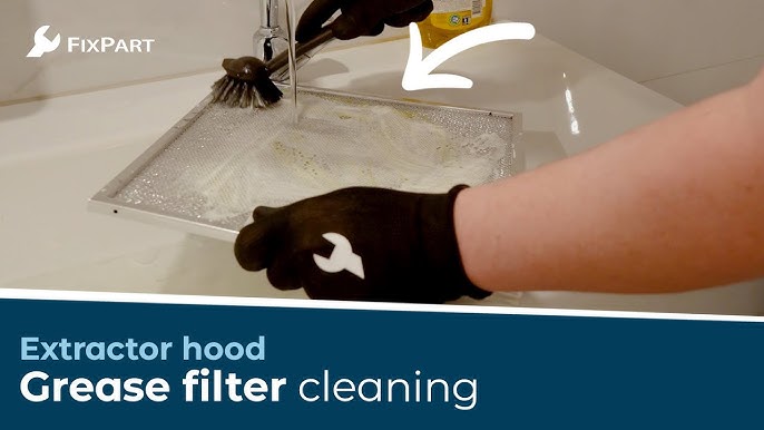 How to Clean Greasy Kitchen Exhaust Fan Filter