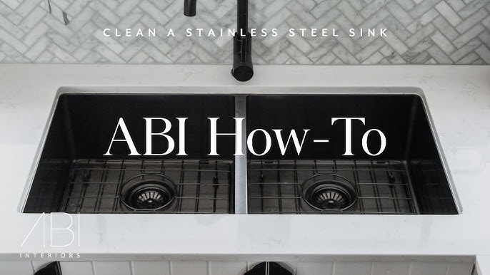 How to Clean Kitchen Sink Racks