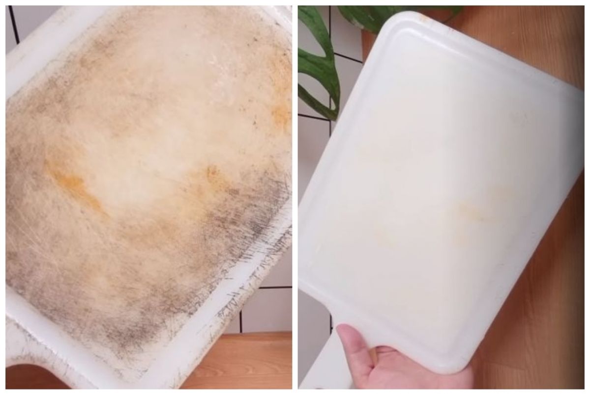 How to Clean White Plastic Cutting Board