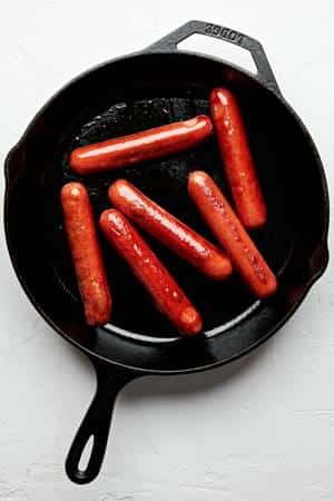 How to Cook Hot Dogs in a Frying Pan