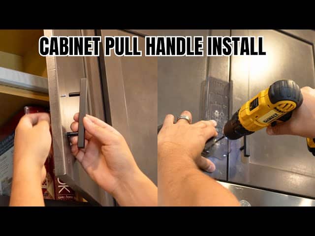 How to Install Kitchen Drawer Handles