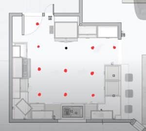 How to Layout Pot Lights in Kitchen