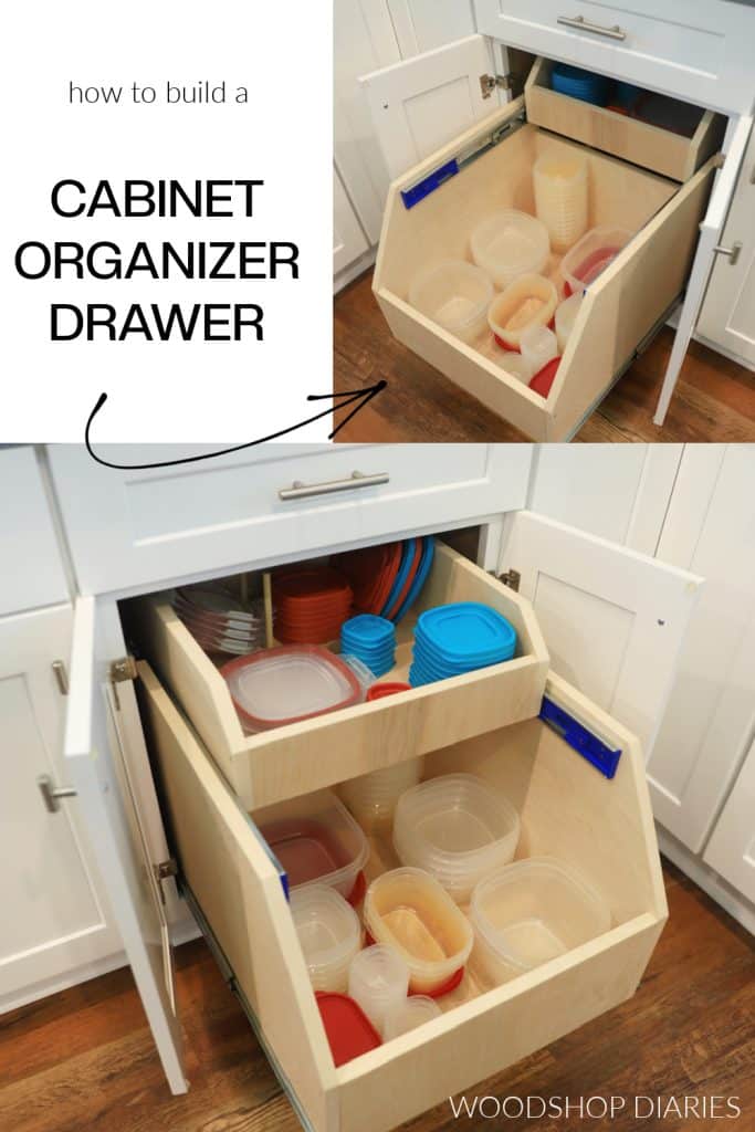 How to Make a Kitchen Cabinet Drawer
