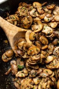 How to Pan Fry Mushrooms