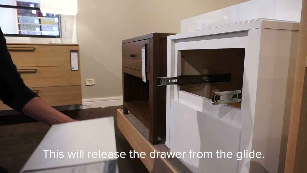 How to Release a Kitchen Drawer
