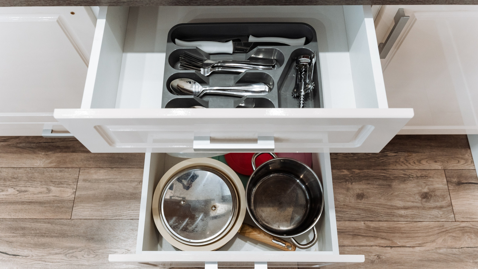 How to Take a Kitchen Drawer Out