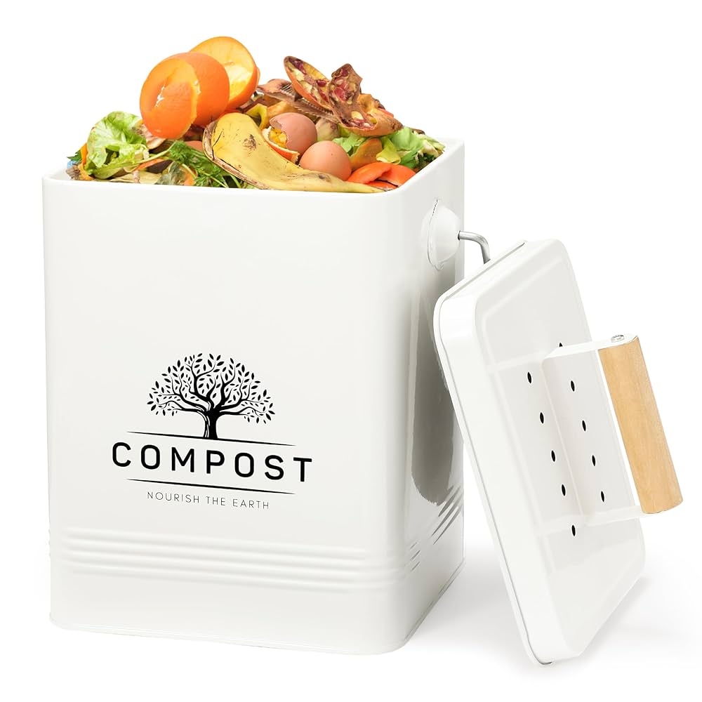 How to Use Kitchen Compost Bin With Filter