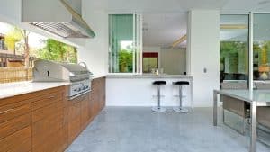 Modern Kitchen With Indoor Grill