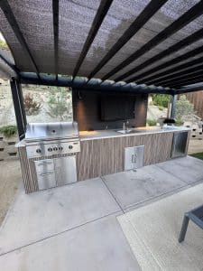 Outdoor Kitchen Flat Grill