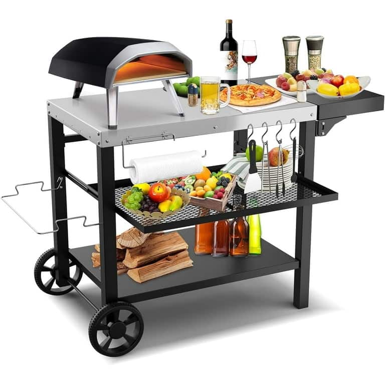 Outdoor Kitchen Portable Grill Station