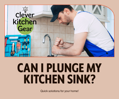 Can I Plunge My Kitchen Sink