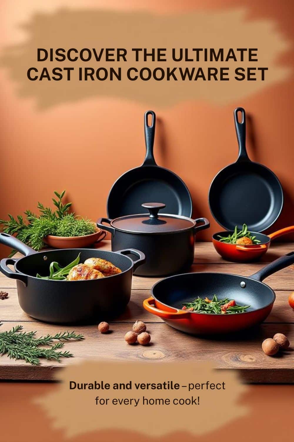Cast Iron Cookware Set