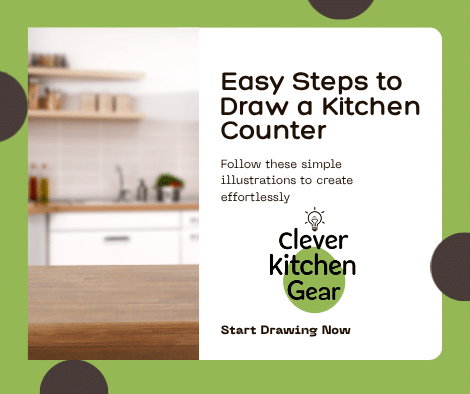 How to Draw a Kitchen Counter