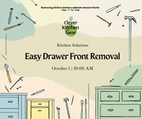 How to Remove Kitchen Cabinet Drawer Fronts