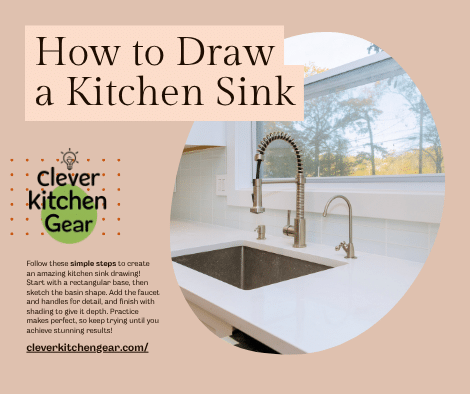 How to Draw a Kitchen Sink