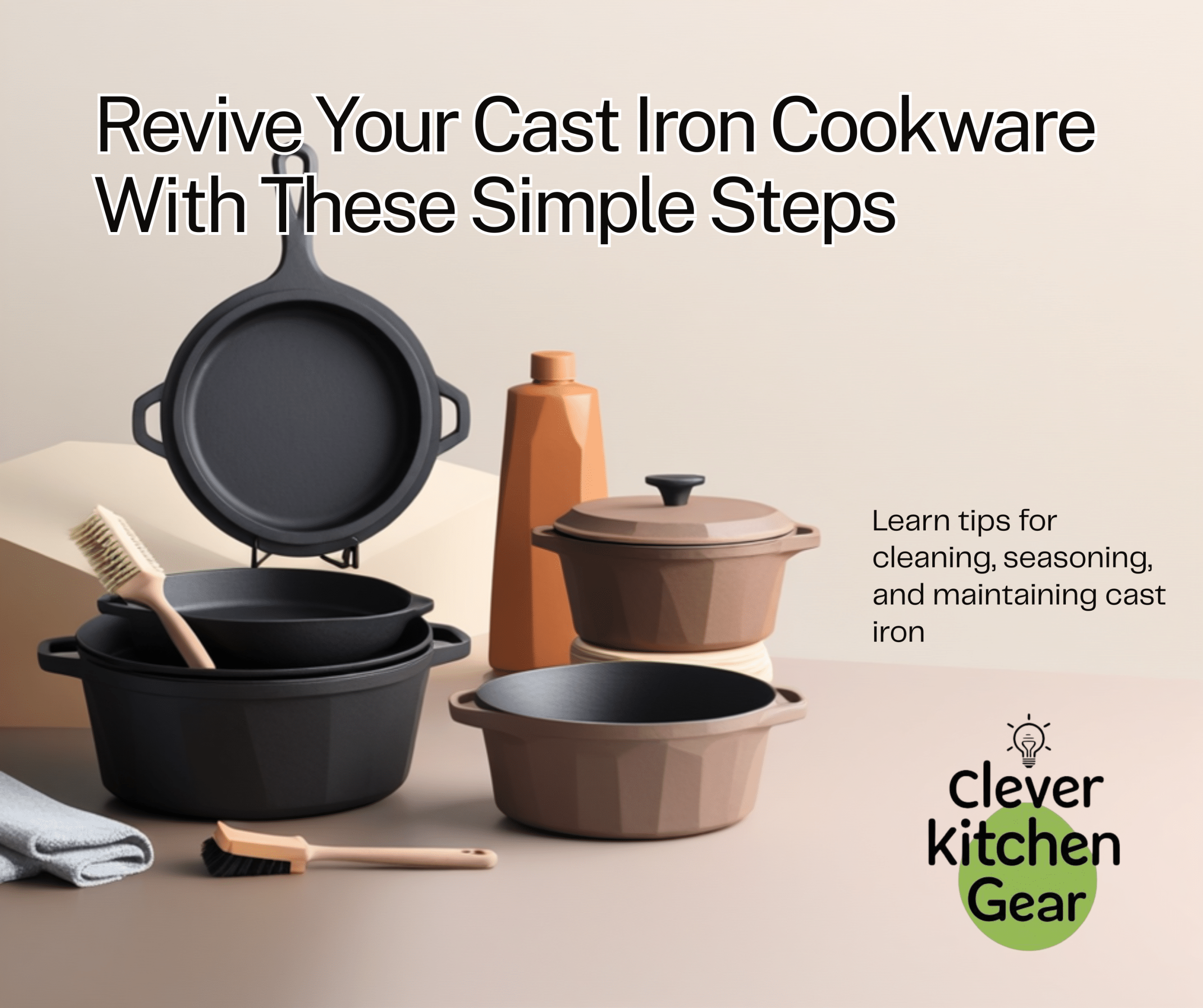 How to Restore Old Cast Iron Cookware