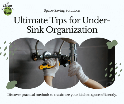 How to Organize under Sink Kitchen