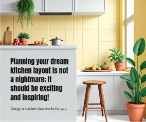 How to Draw Up a Kitchen Layout