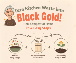 How to Convert Kitchen Waste into Compost
