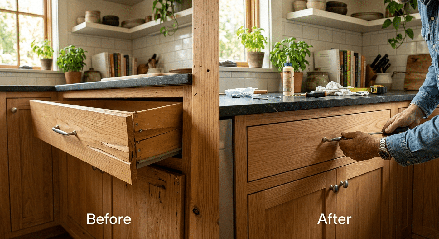 How to Fix Kitchen Drawer Front: DIY Repair Guide