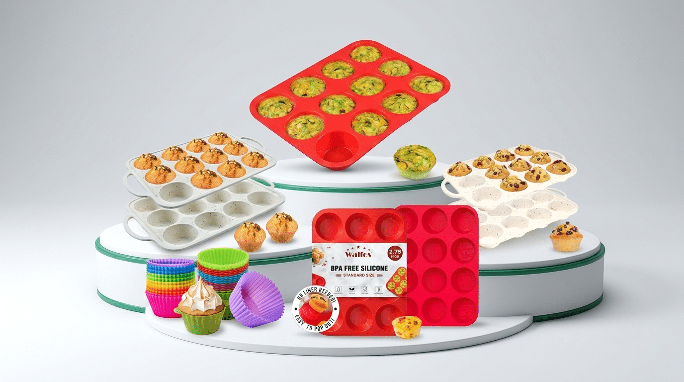 Silicone Muffin Molds