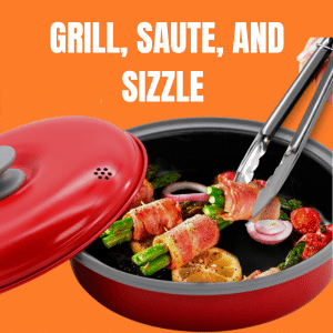 Microwave Grill Pan for Kitchen