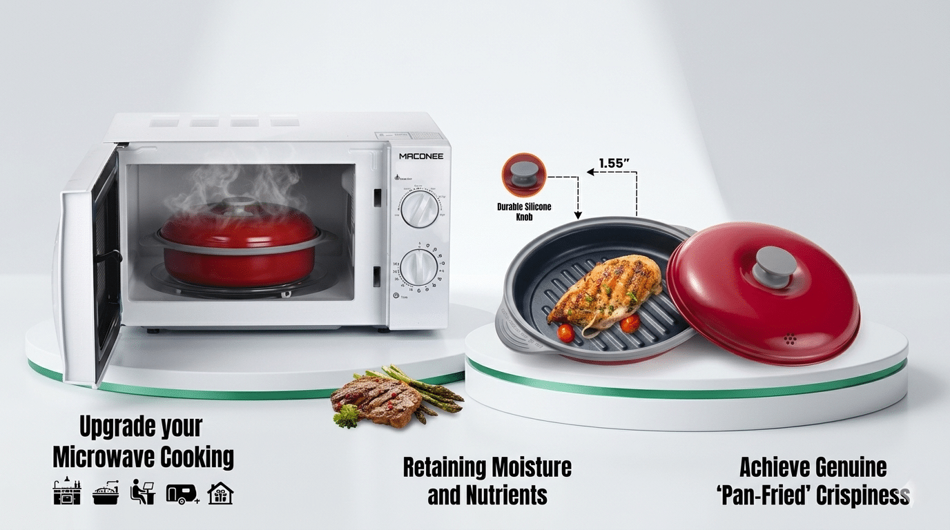 Microwave Grill Pan for Kitchen