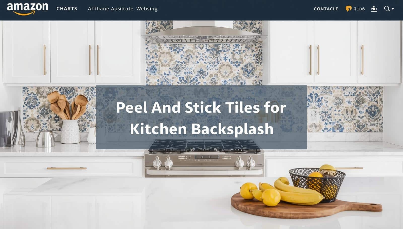 Peel And Stick Tiles for Kitchen Backsplash