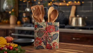 How to Gift Wrap Kitchen Utensils And Pans Together
