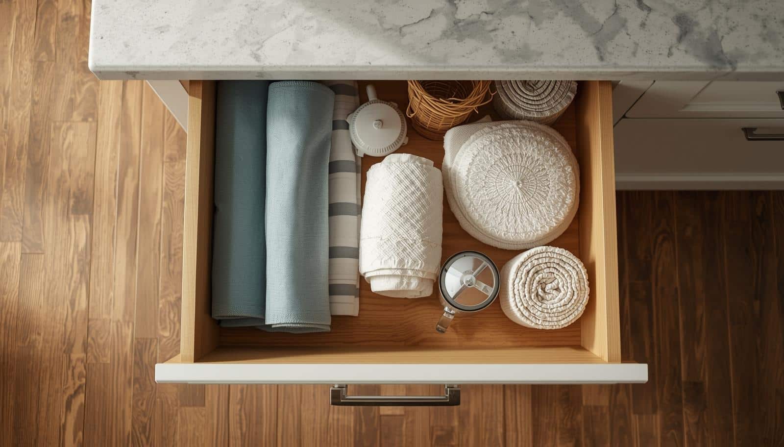 How to Store Dish Towels in Kitchen