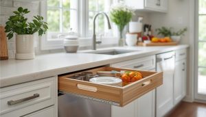 How to Install Kitchen Tip Out Tray
