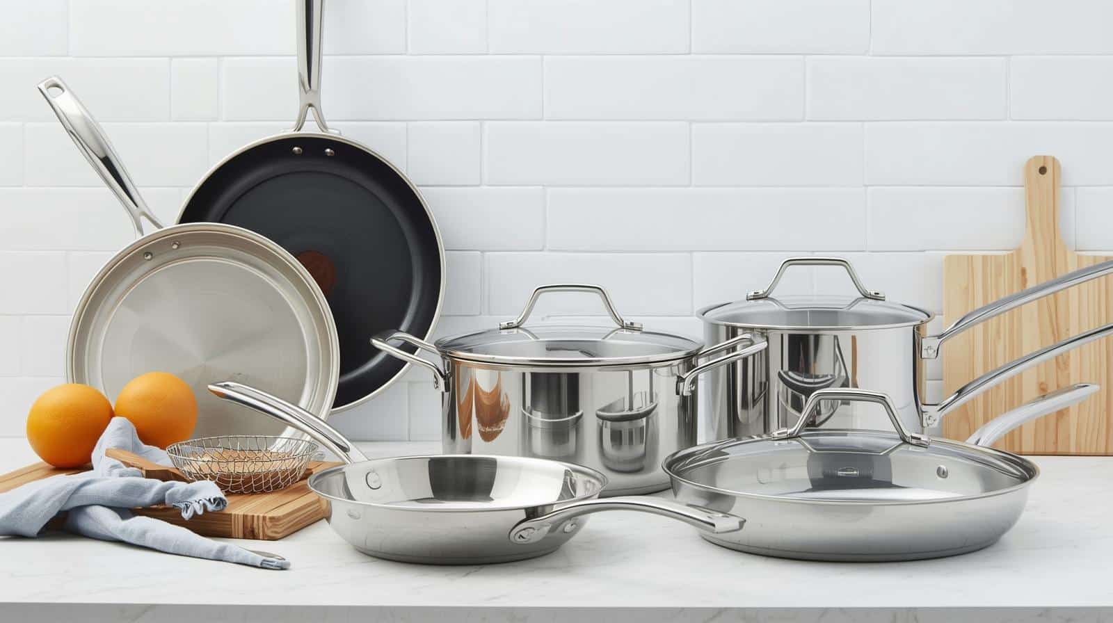 Are Kitchen Aqid Pans Made of Stainless Steel