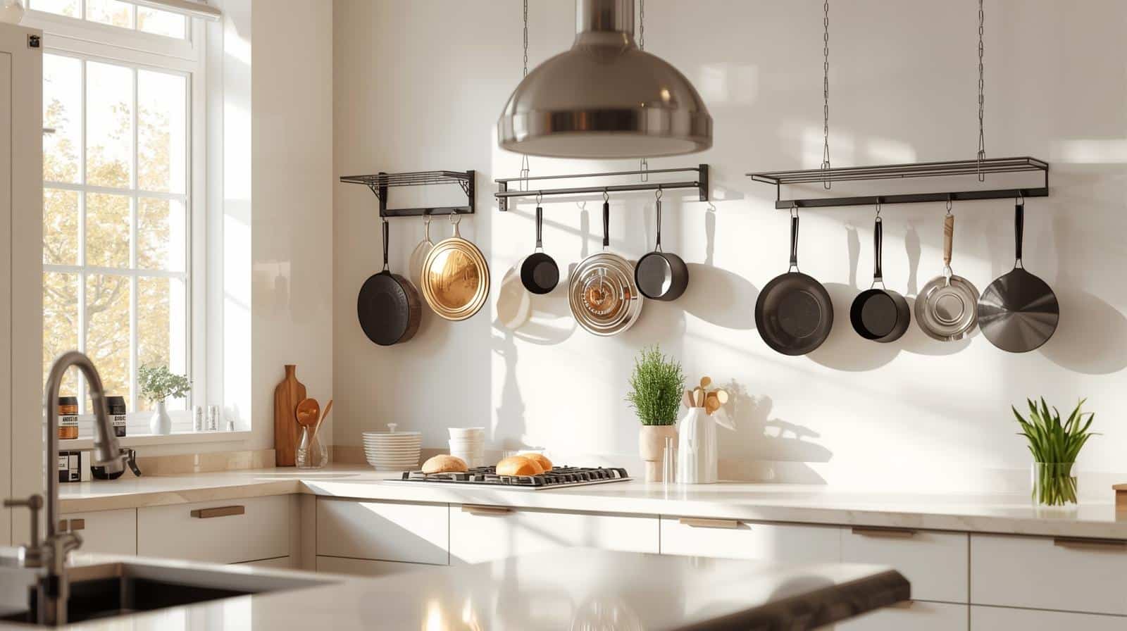 Are Kitchen Pot Racks in Style
