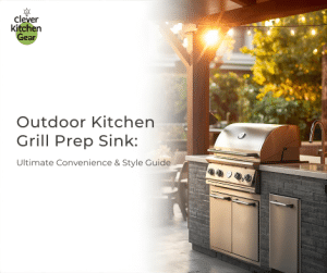 Outdoor Kitchen Grill Prep Sink