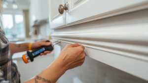 How to Add Moulding to Kitchen Cabinets