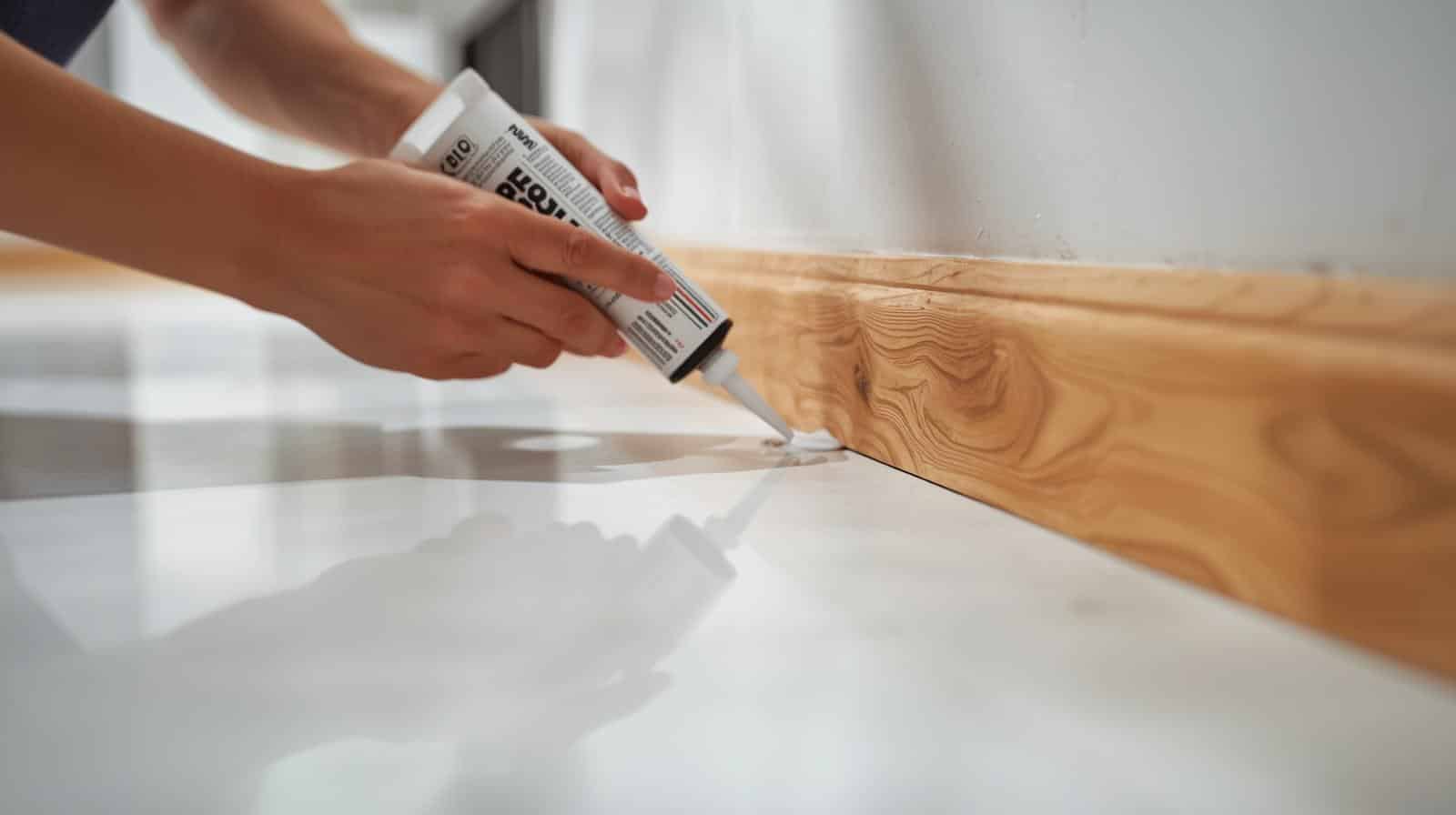 How to Caulk Moulding on Kitchen Countertop