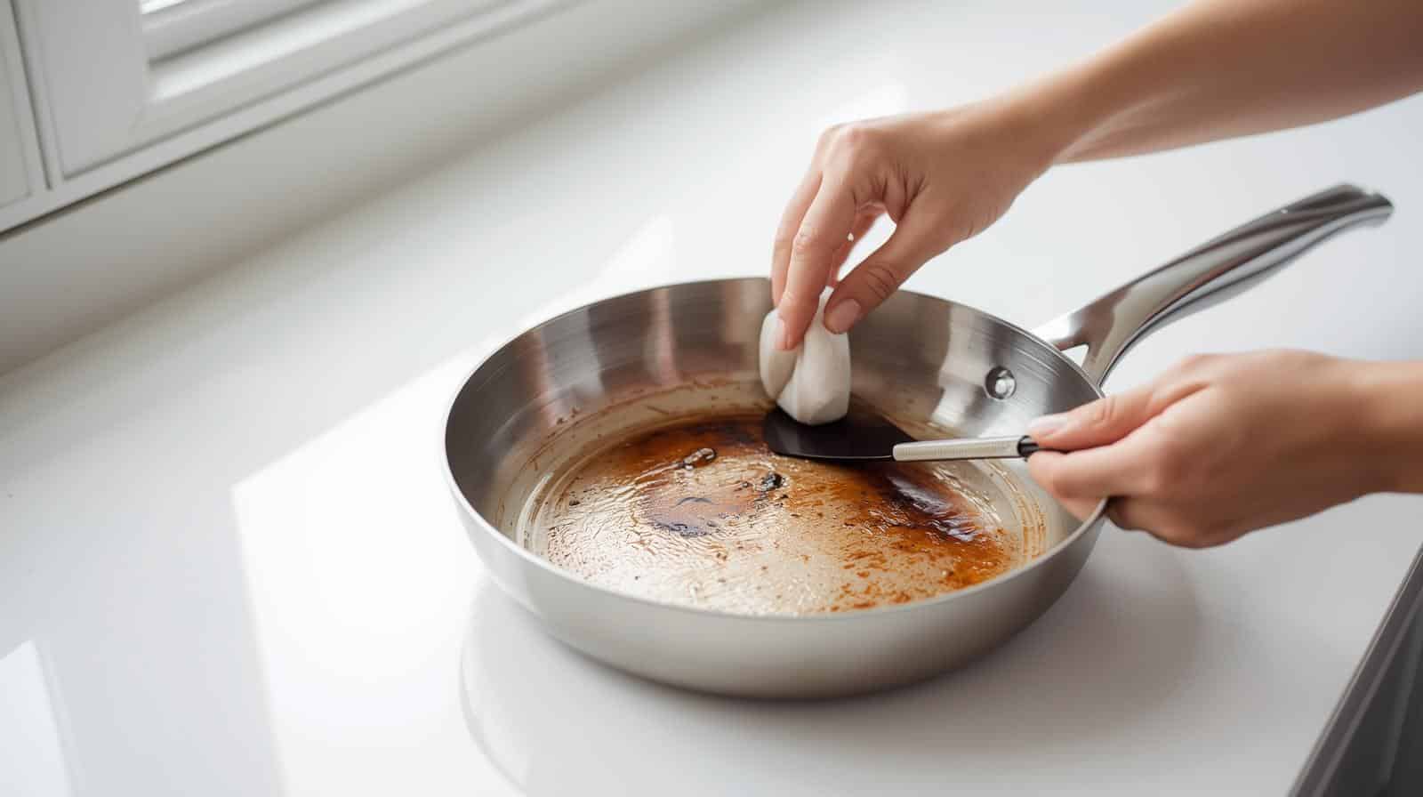 How to Clean Burnt Pan Kitchen Craft