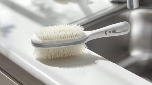 How to Clean Kitchen Dish Scrub Brush