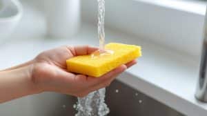 How to Clean Kitchen Dish Sponges
