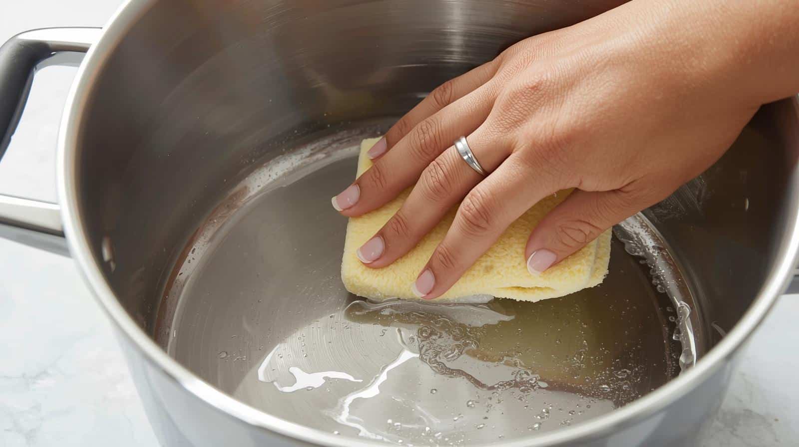 How to Clean Sides of Kitchen Aid Pots