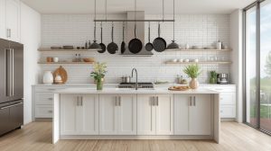How to Hang Pots above Kitchen Island