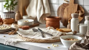 How to Make Kitchen Towels With Pot Holders