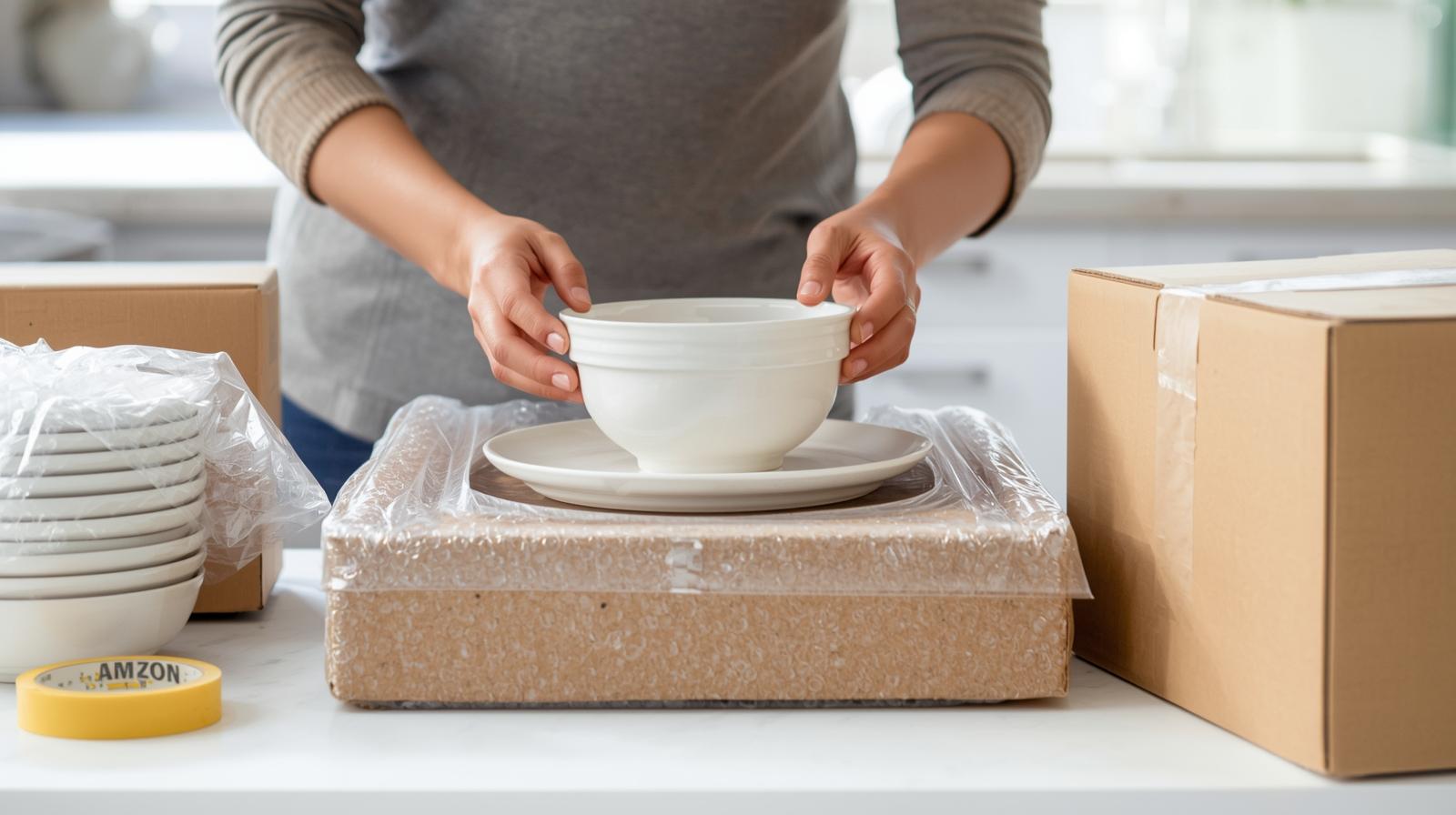 How to Pack Kitchen Dishes