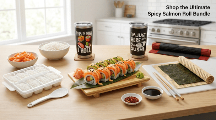 Spicy Salmon Roll Sushi Kitchen