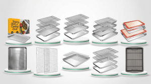 baking rack with tray